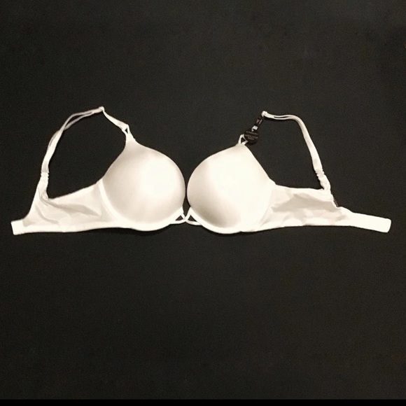 Victoria’s Secret Bombshell Add-2-Cups Super Push-Up Bra in White 34B NIP - Picture 4 of 5